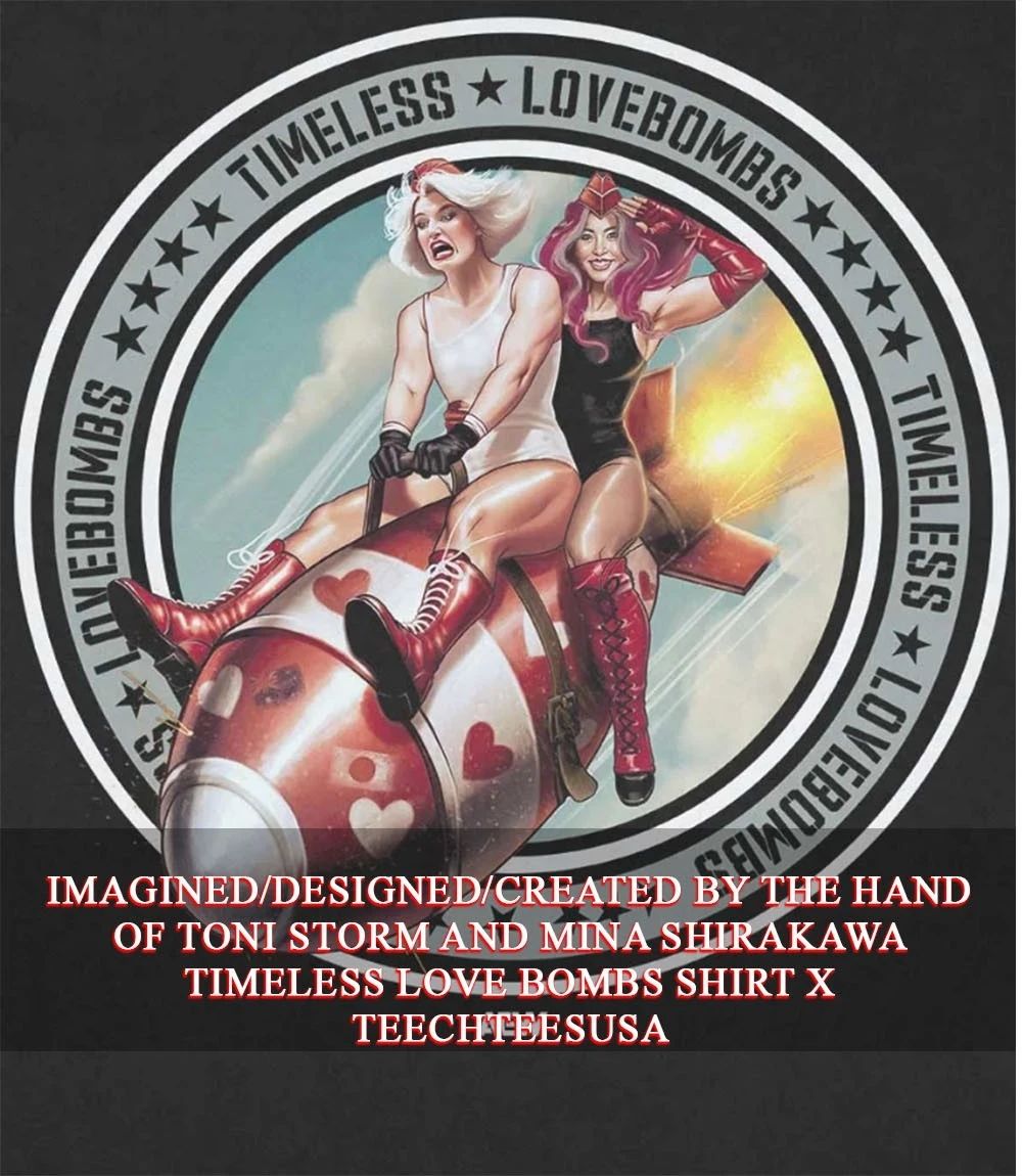 Toni Storm and Mina Shirakawa Timeless Love Bombs T-shirt