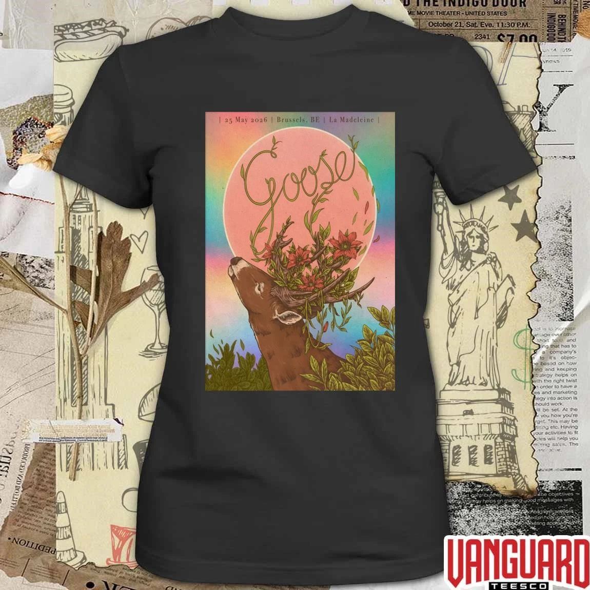 Goose Brussels BE May 25 2026 La Madeleine Poster t-shirt