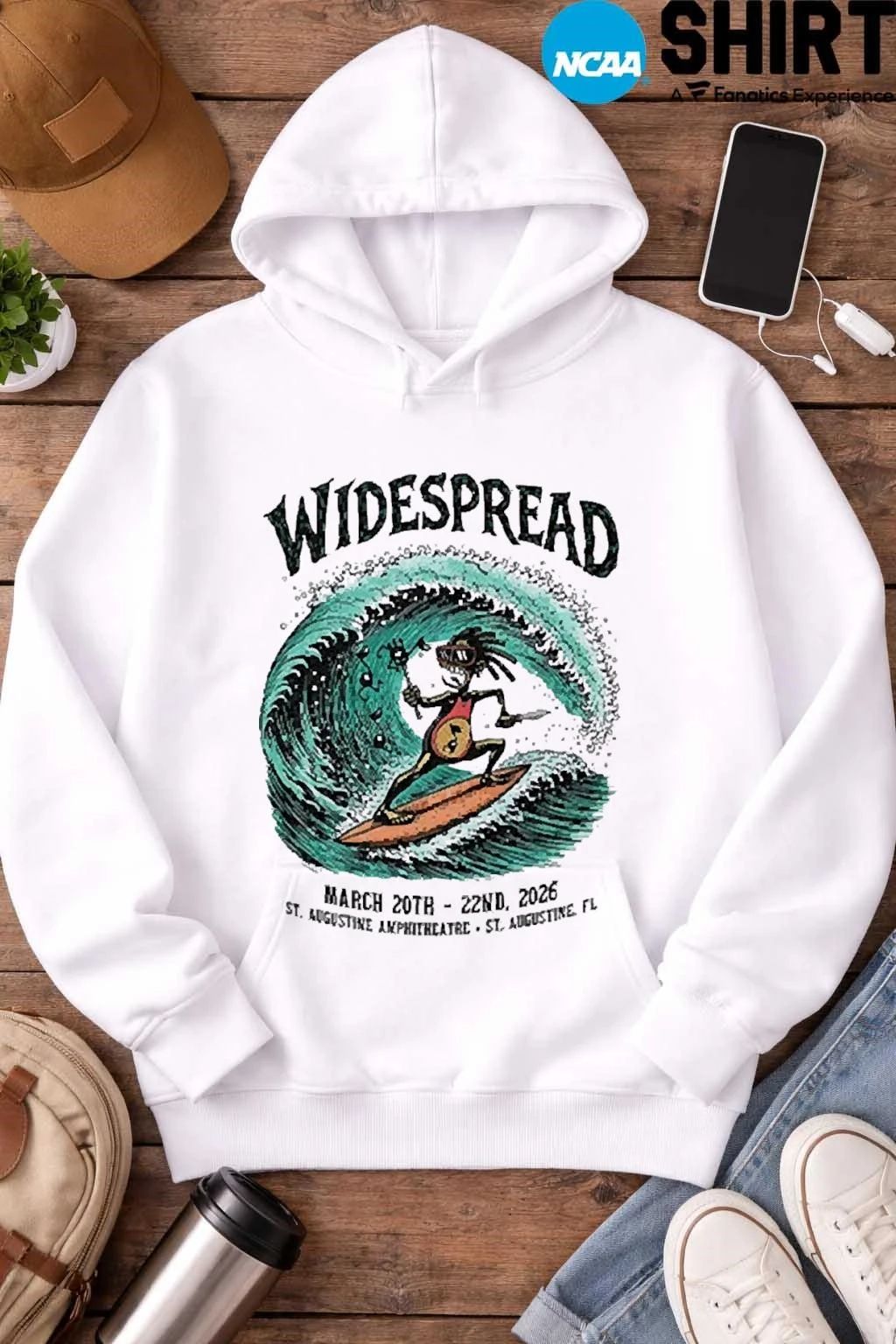 Widespread March 20th-22nd 2026 St Augustine Amphitheatre Shirt