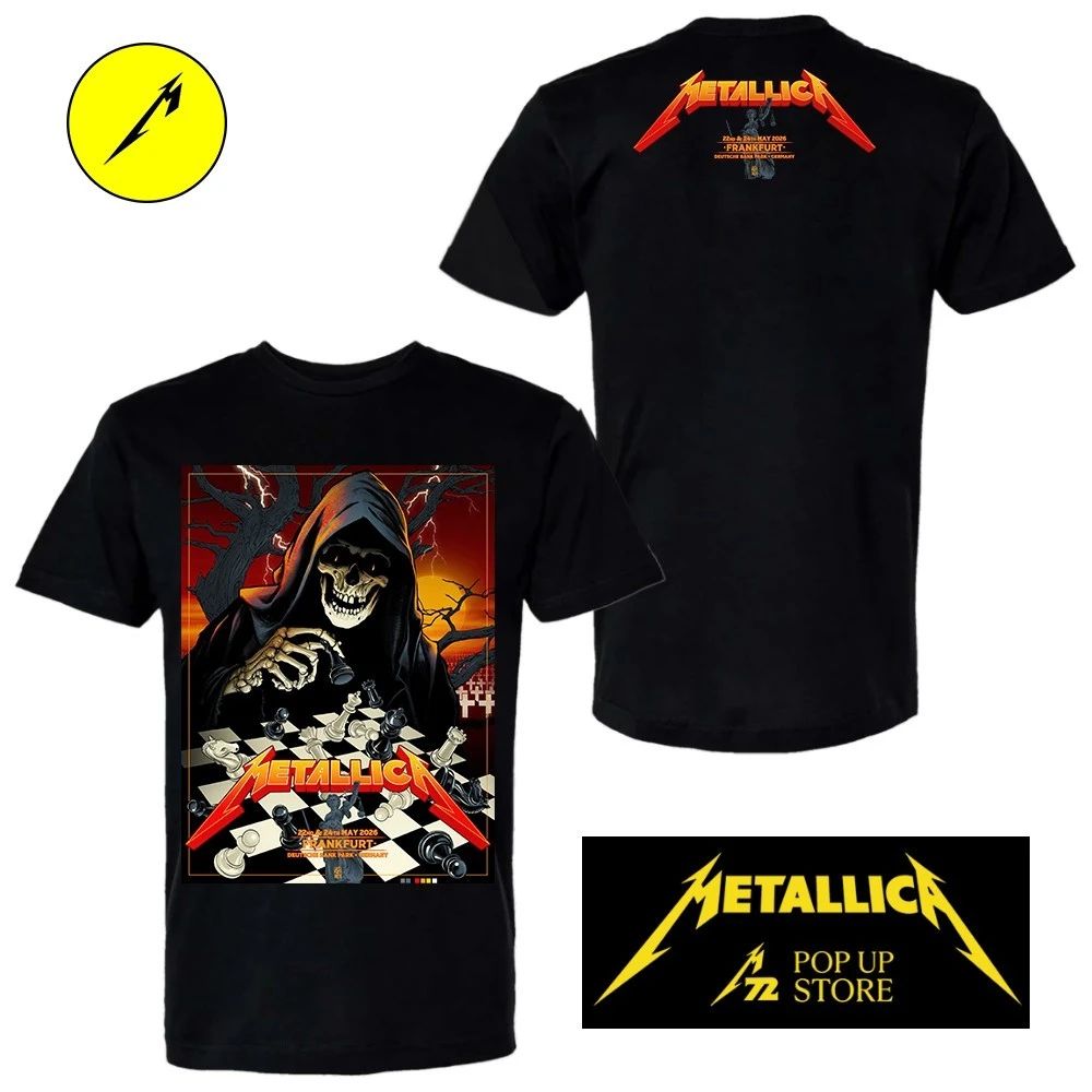Metallica Frankfurt 2026 Shirt – Vance Kelly Deutsche Bank Park Concert T-Shirt