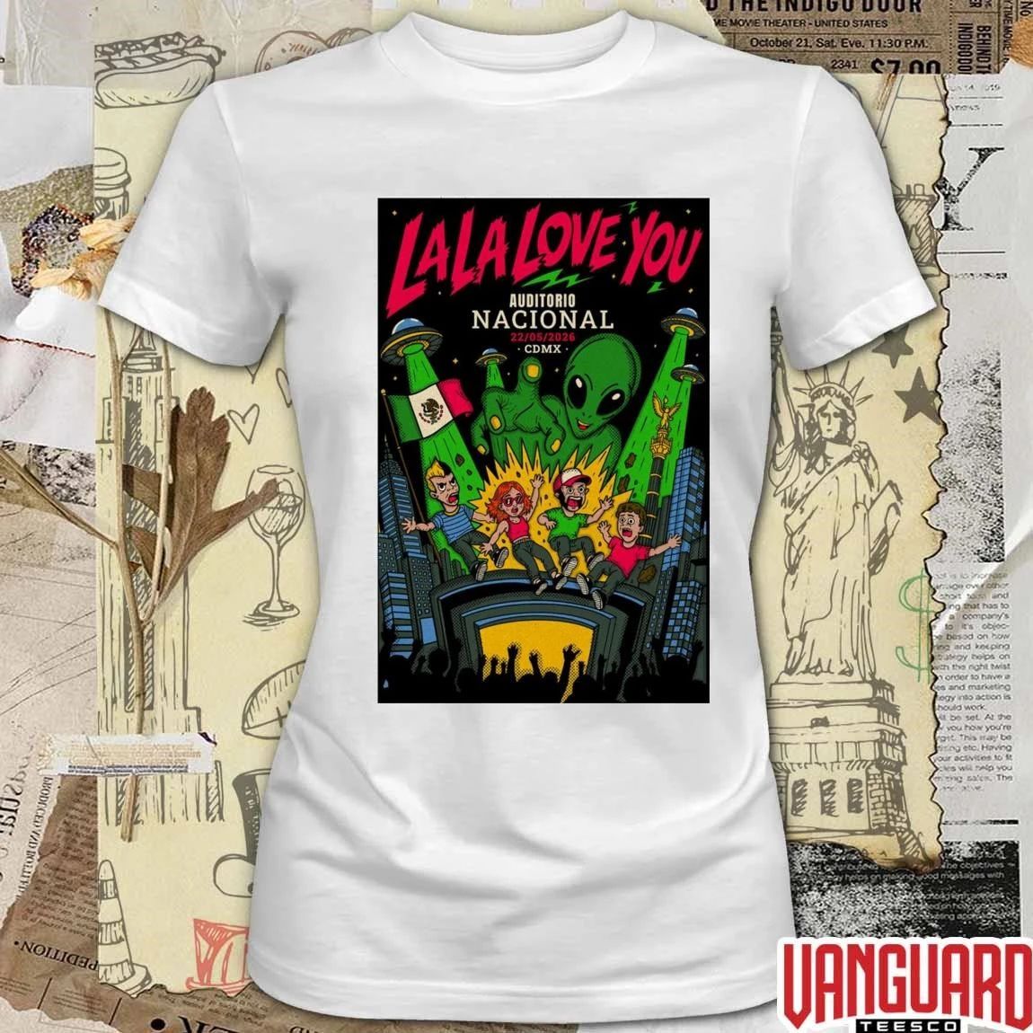 LA LA LOVE YOU Auditorio Nacional in Ciudad de México May 22 2026 Poster t-shirt