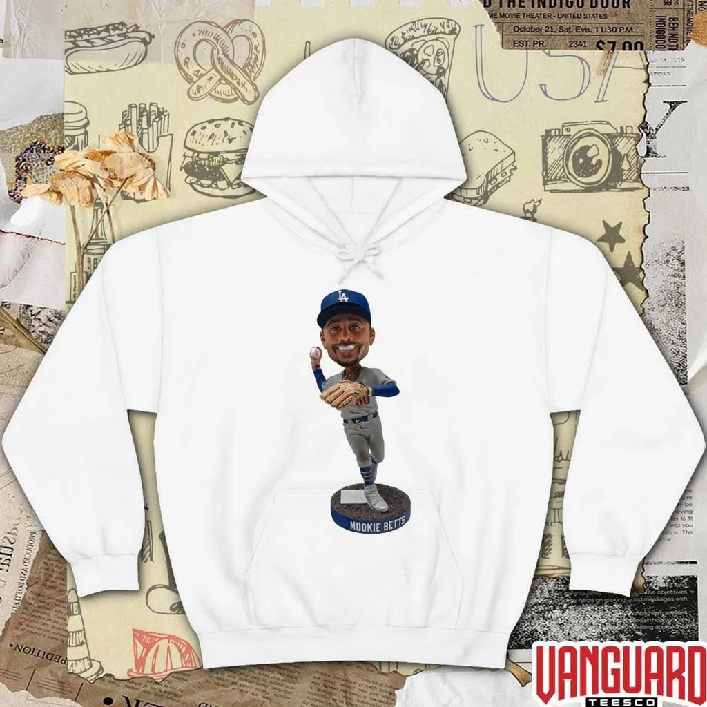Dodgers Mookie Betts Game 7 Double Play Bobblehead 2026 Giveaway t-shirt