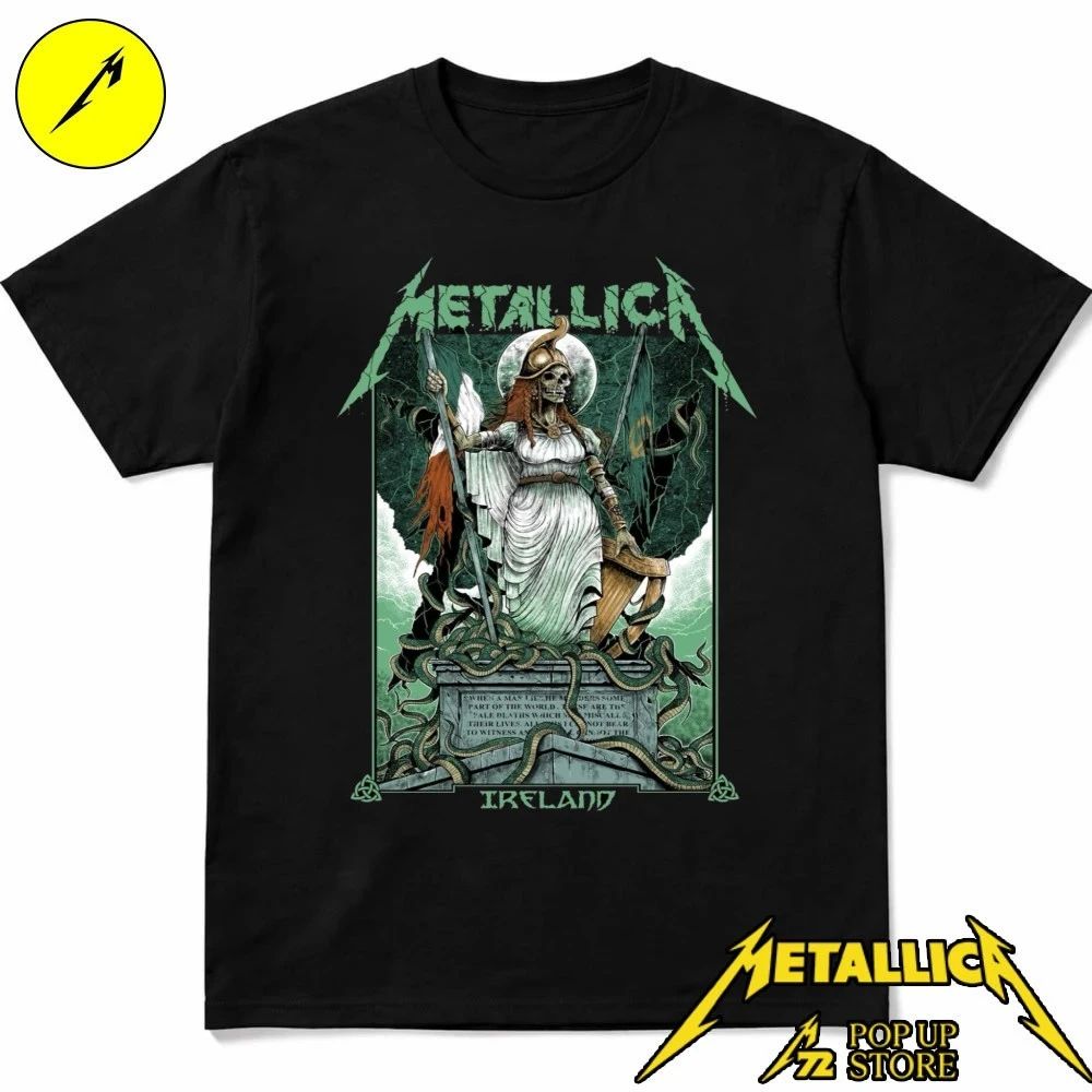 Limited Edition Metallica M72 World Tour 2026 Dublin, Ireland, on June 19 and 21, 2026 T-Shirt
