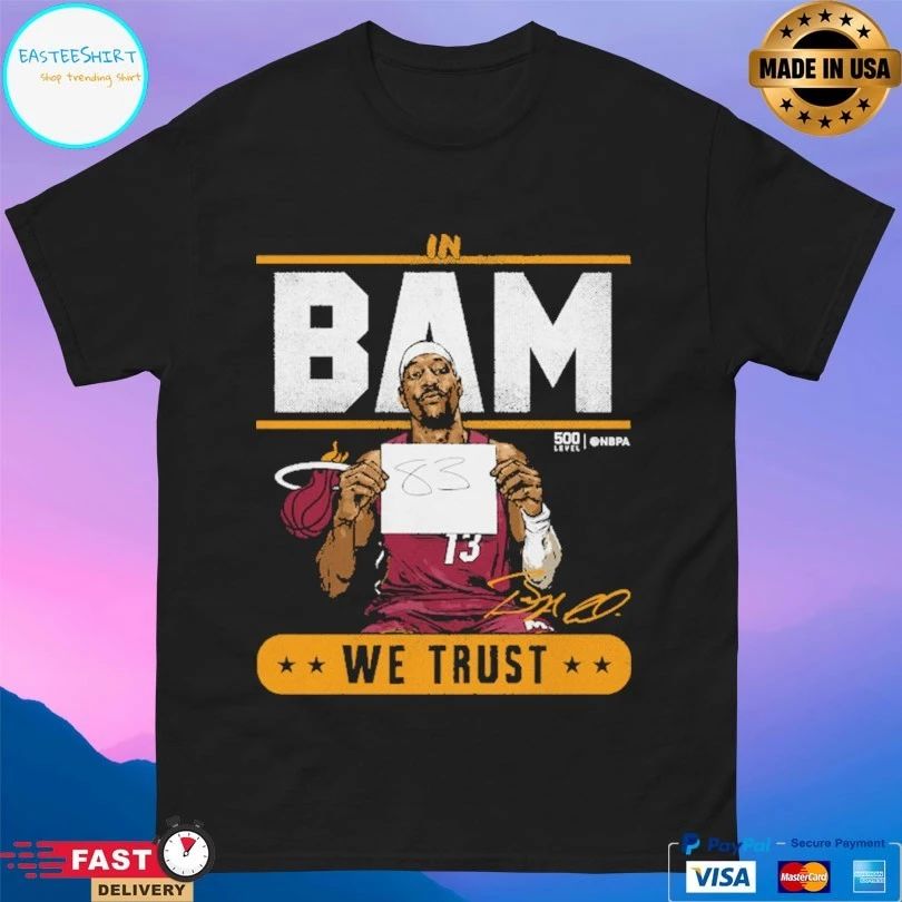 Bam Adebayo Miami Heat Trust 83 Points T-shirts