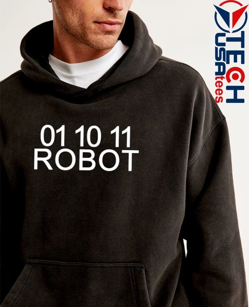 01 10 11 robot shirt