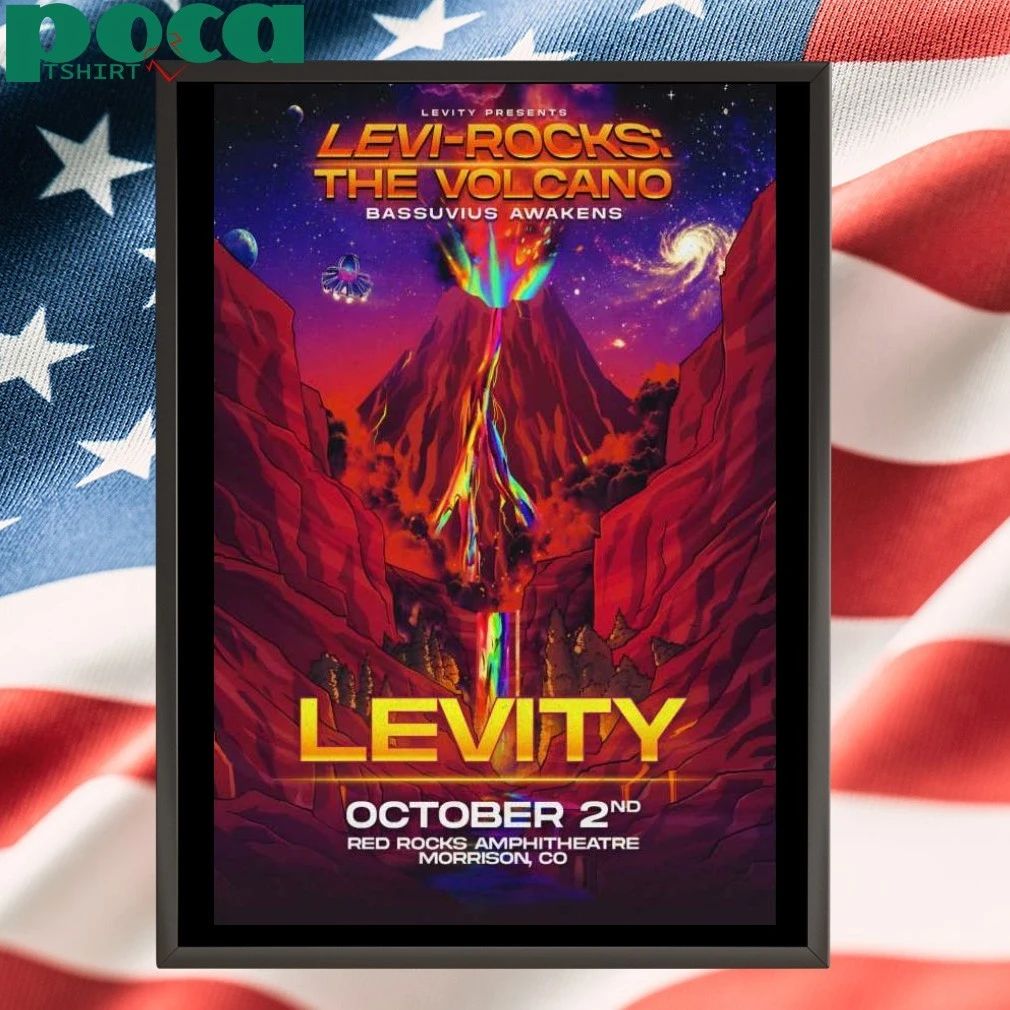 Levity Oct 2 2026 Red Rocks Amphitheatre In Morrison CO Poster T-shirt