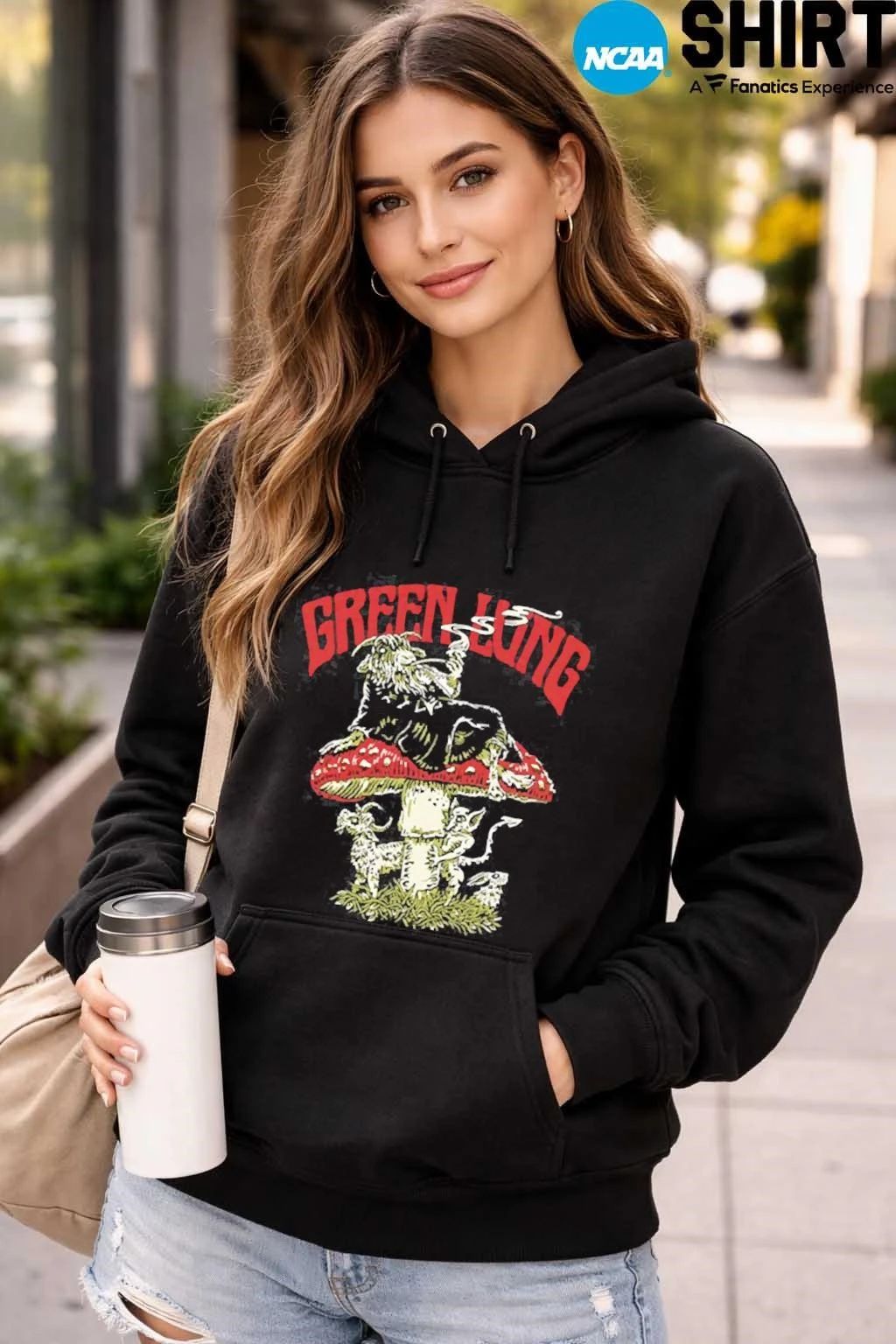 Green Lung Band Old English Black Magic Shirt