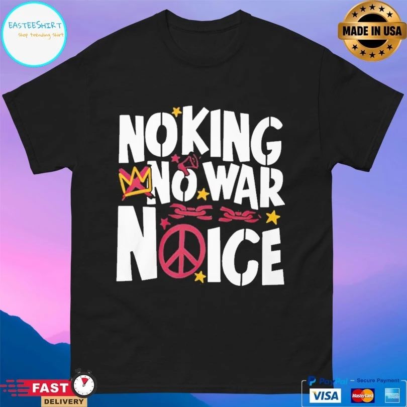 No King No War No Ice 2026 T-shirts