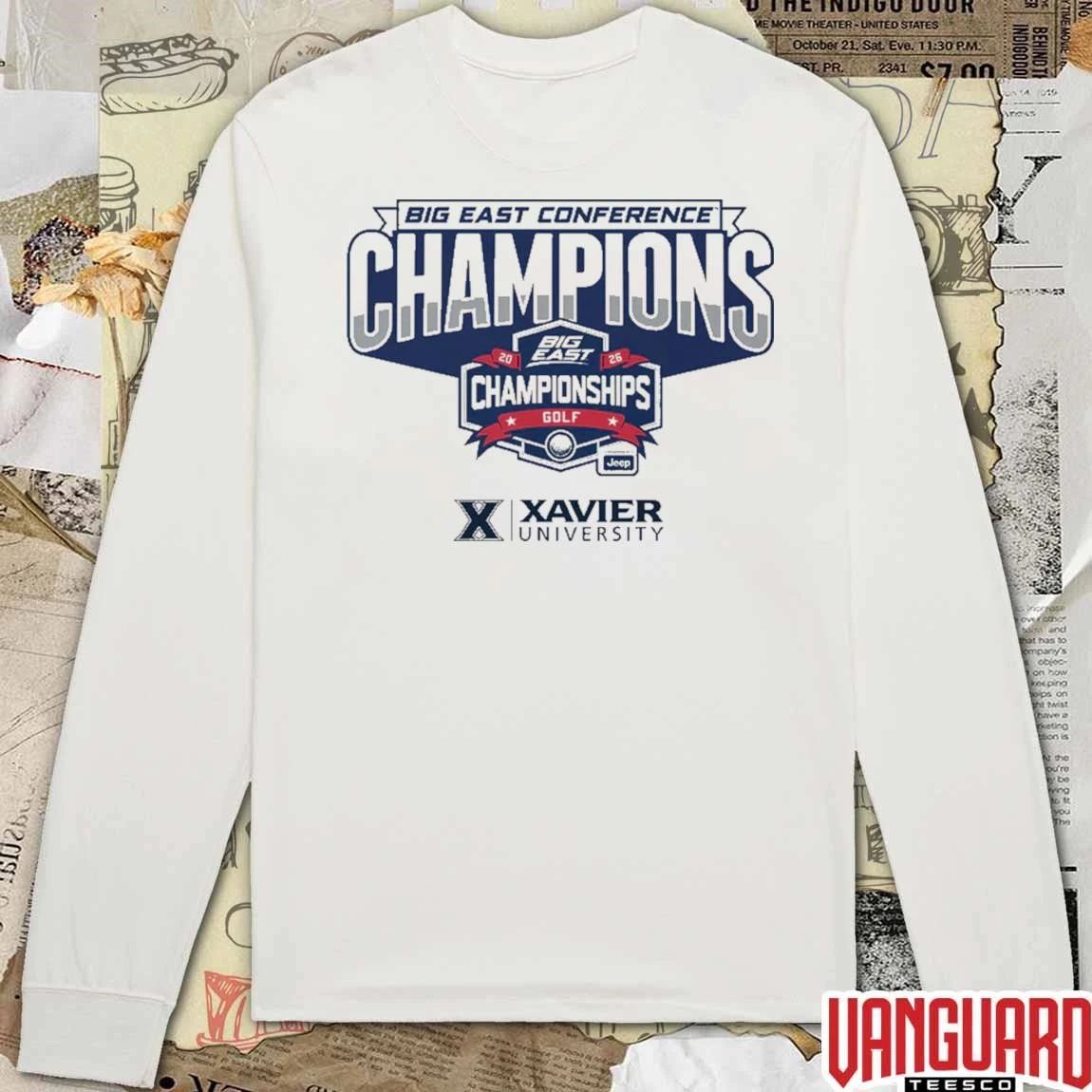 Xavier Men’s Golf 2026 Big East Conference Champions t-shirt