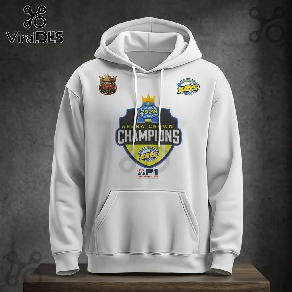 Nashville Kats 2026 Arena Crown Champions Hoodie