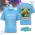 Jimmy Buffett Wastin Away Margaritaville Blue T-Shirt