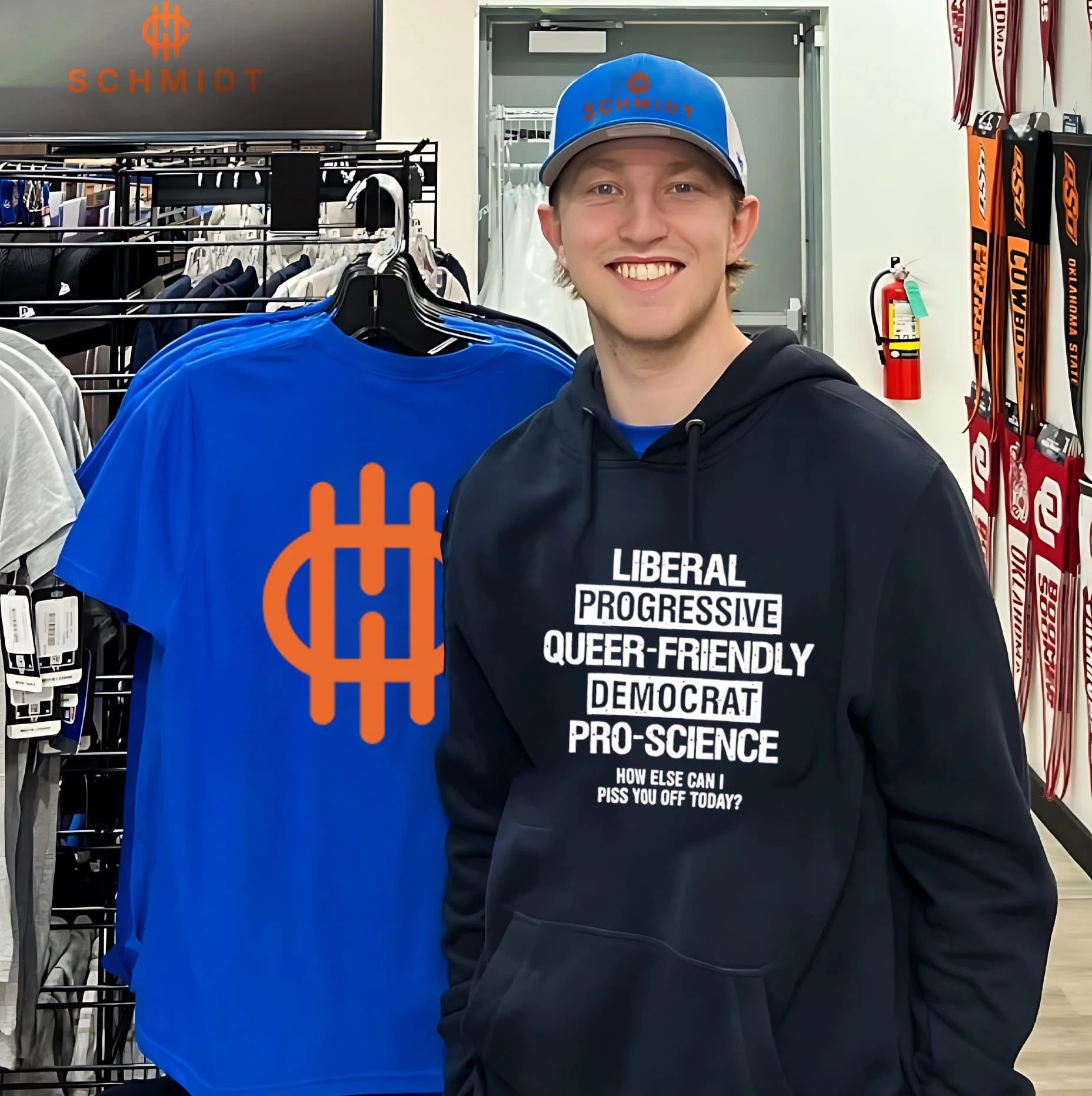 Liberal progressive queer friendly democrat proscience how else can i piss you off today shirt