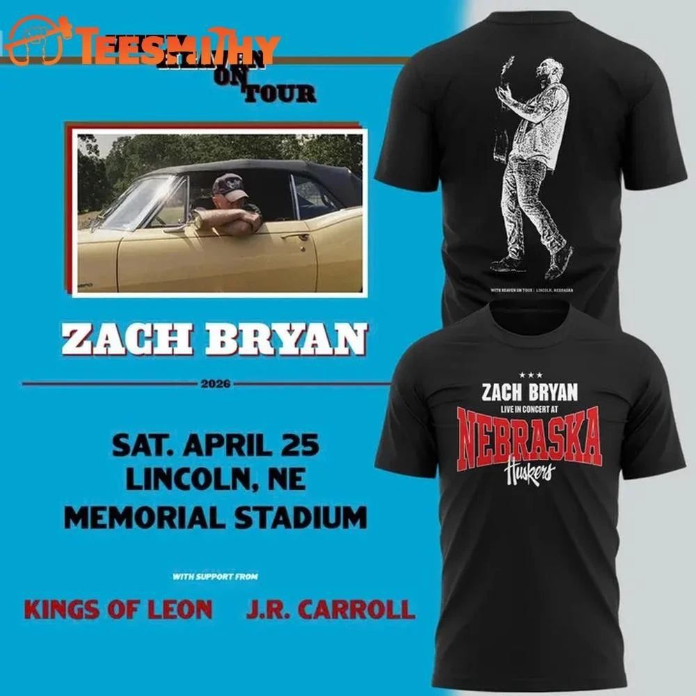 Zach Bryan x Nebraska Huskers 2026 Shirt