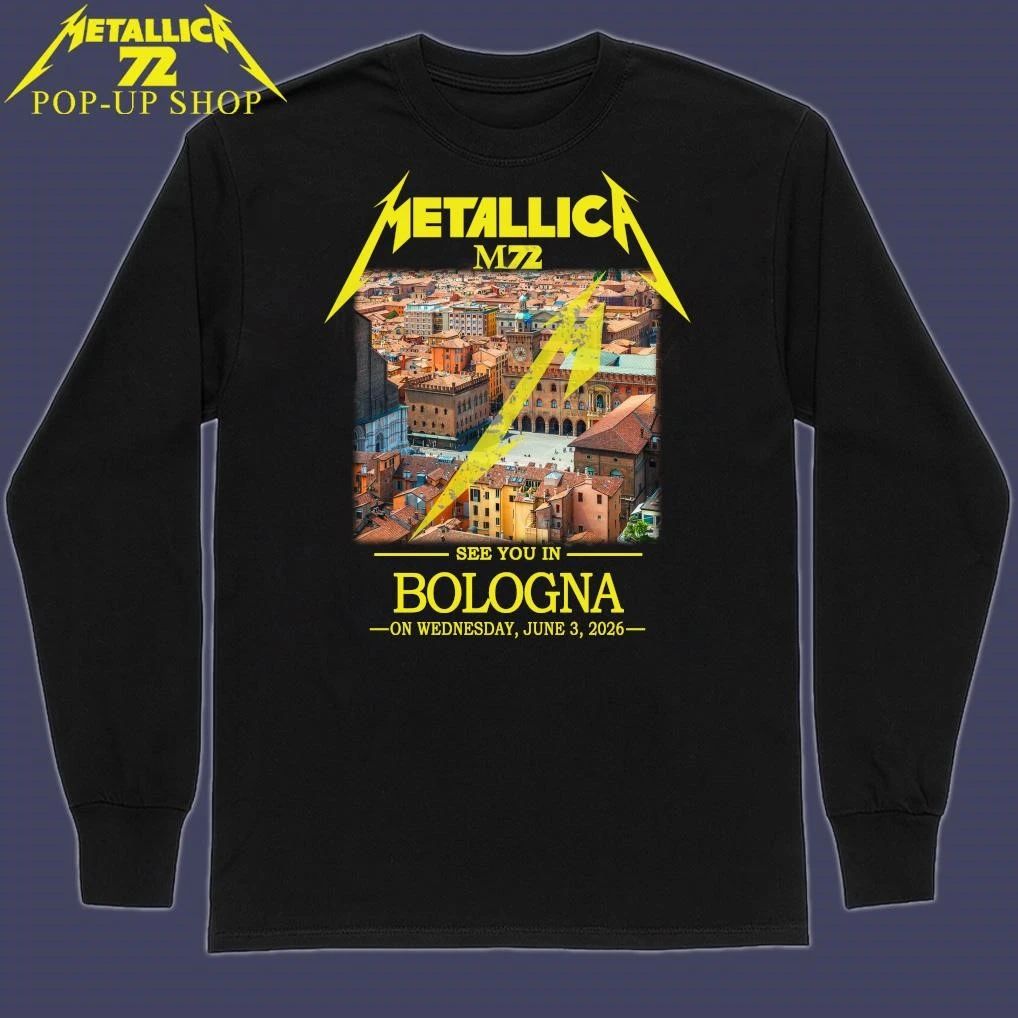 Metallica M72 See You In Bologna June 3, 2026 T-Shirt