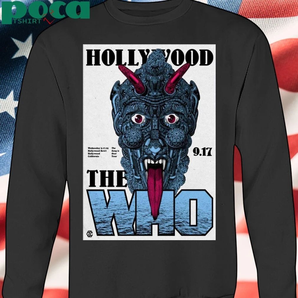 The Who Hollywood Bowl In Hollywood CA Sep 17 2025 Poster T-shirt