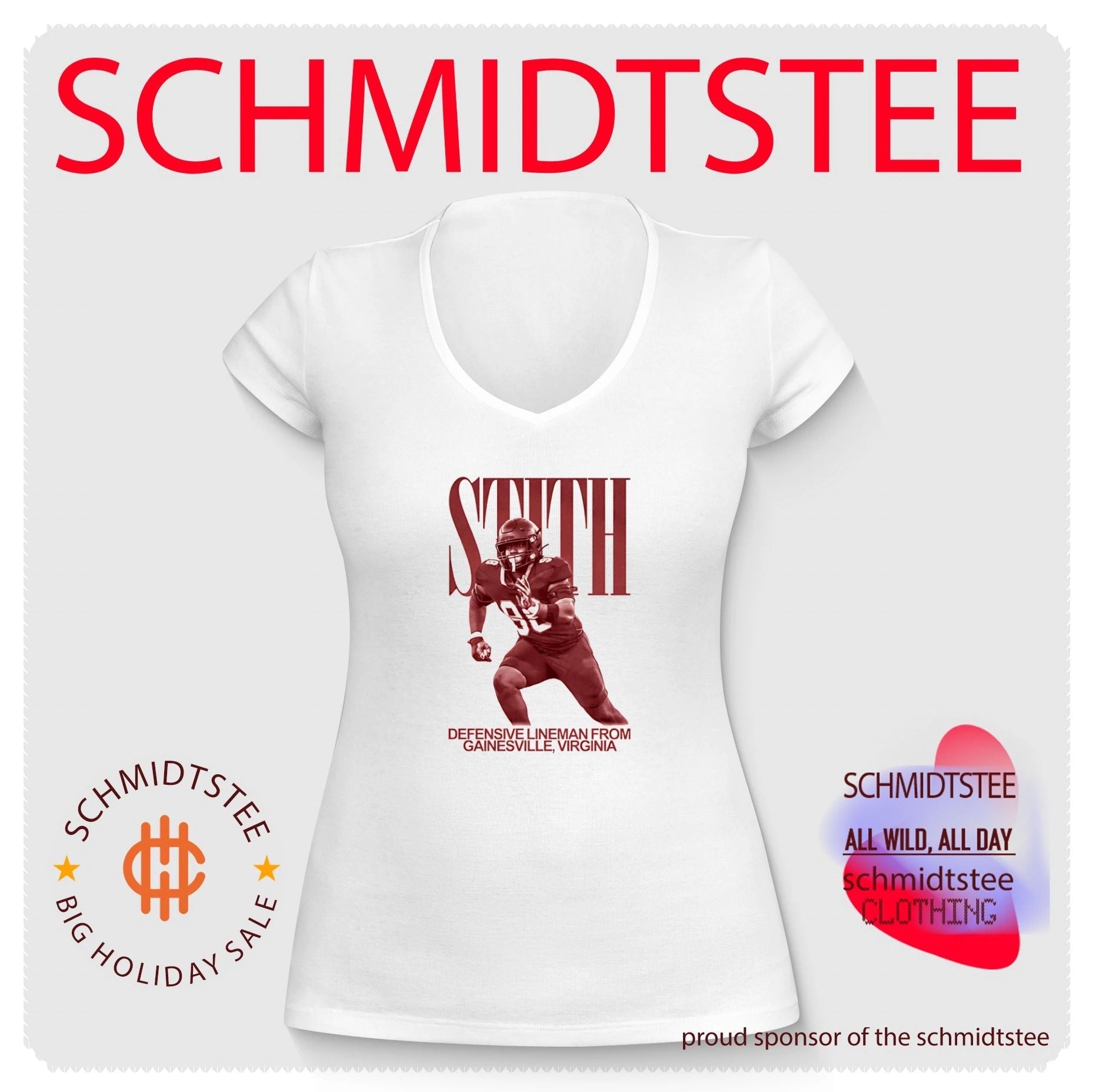Jeramy Stith Defensive Lineman from Gainesville Virginia shirt