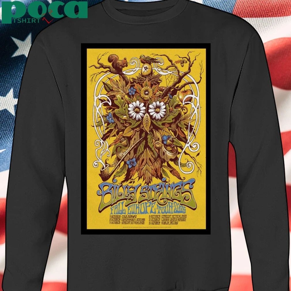 Billy Strings Fall Europe Tour 2025 Poster Shirt