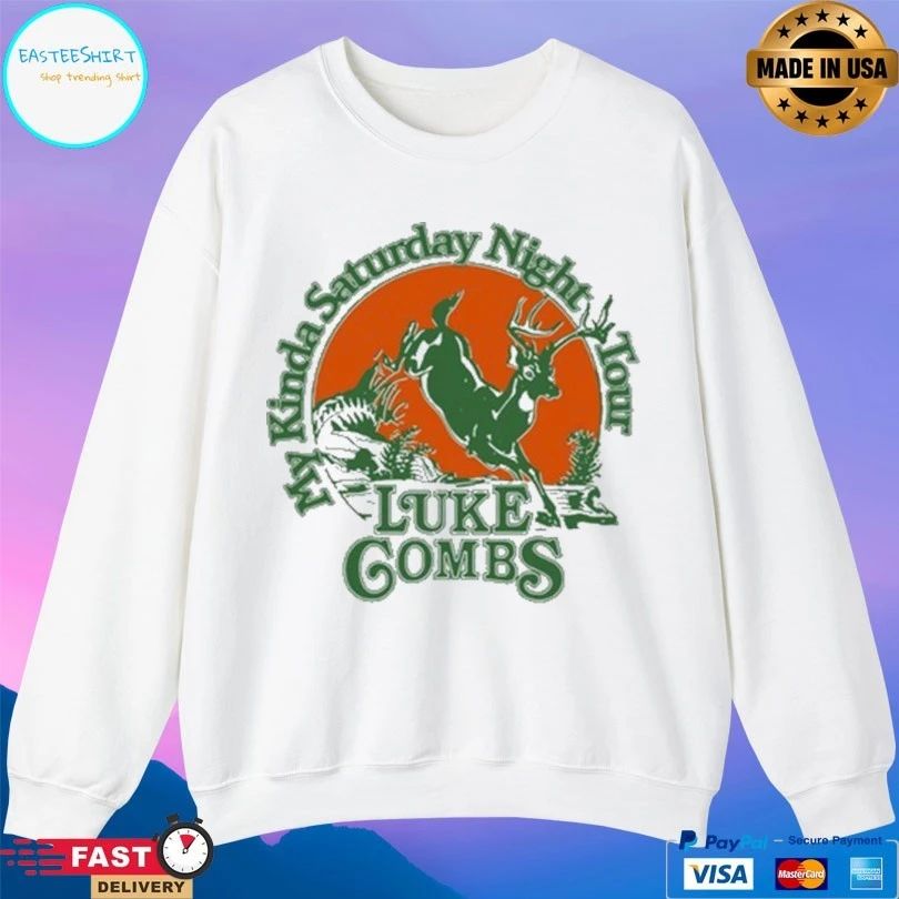 Luke Combs My Kinda Saturday Night Tour 2026 Deer T-shirt