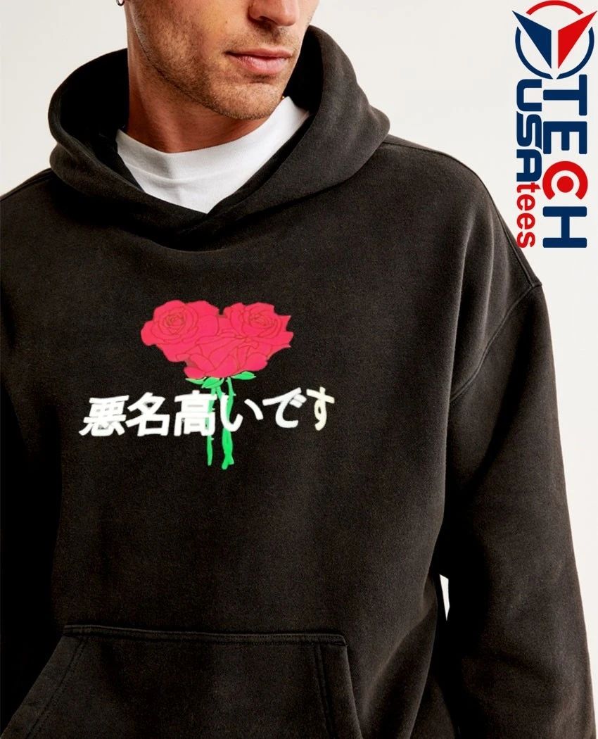 Japanese roses shirt