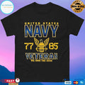 United States Navy Veteran We Own The Seas 77 85 T-shirt