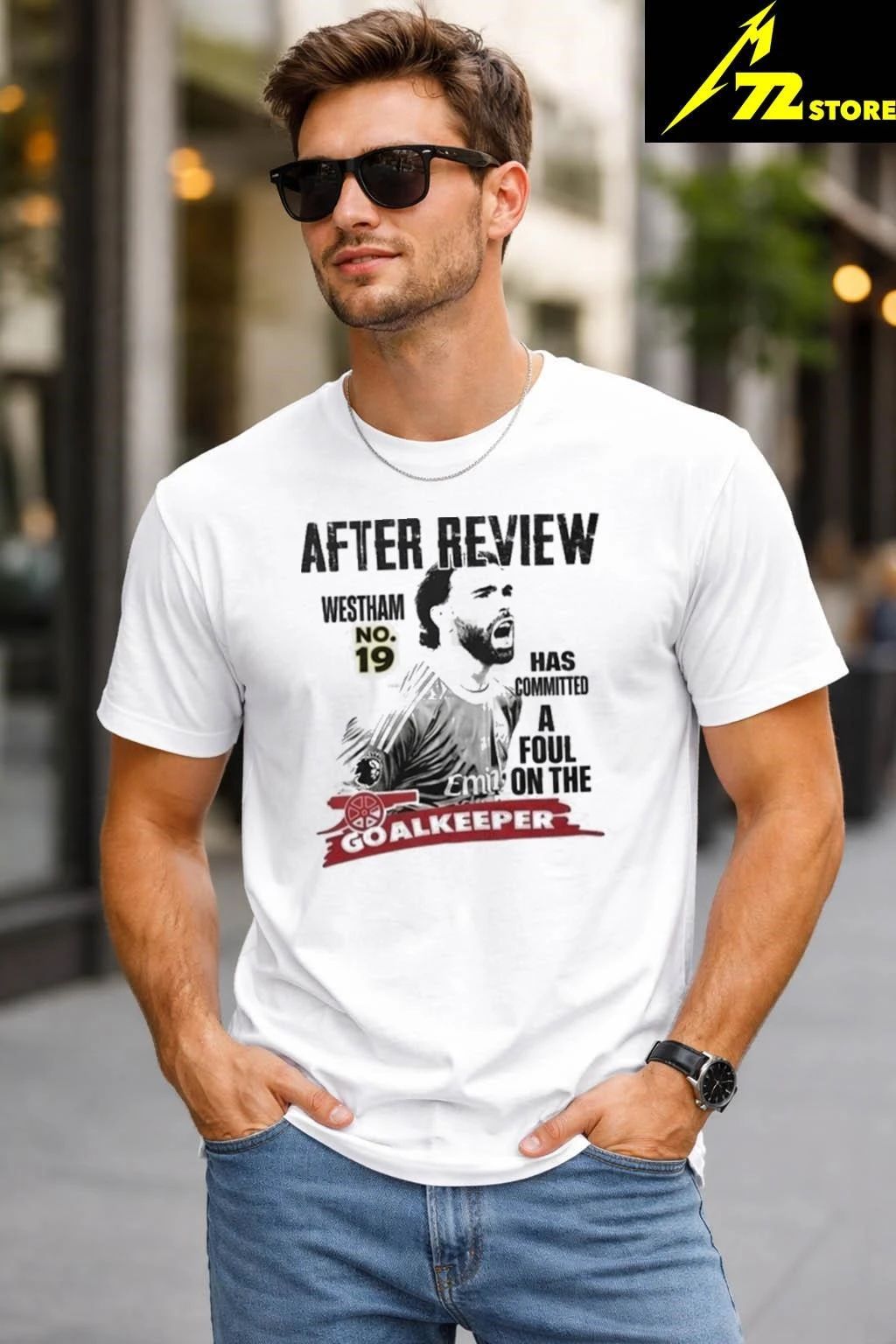 David Raya After Review Westham No 19 Has Committed A Foul Goalkeeper Shirt