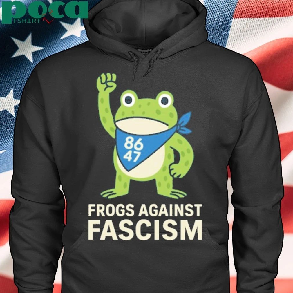 FROGS AGAINST FASCISM – I AM FROGTIFA T-Shirt
