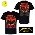 Metallica M72 Bucharest Pop-Up Merch Double-Sided T-Shirt Arena National, Romania May 13, 2026 On World Tour 2026