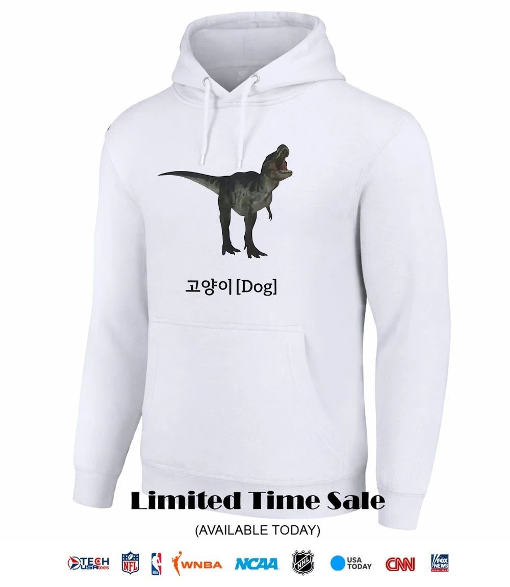 Dinosaur Lorean text cat dog shirt