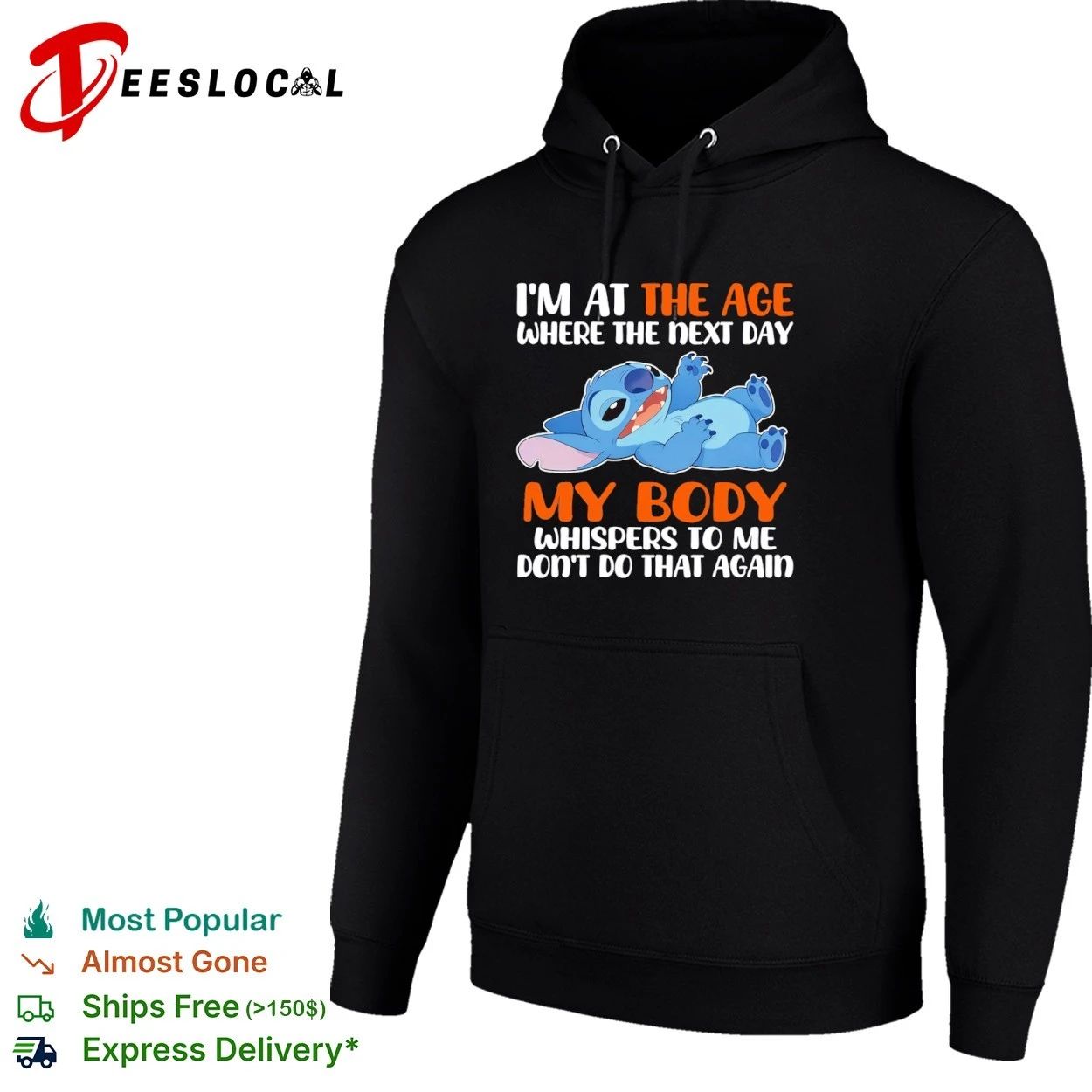 I’m at the Age Where the Next Day My Body Whispers to Me Don’t Do That Again T-shirt