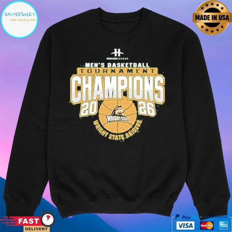Men’s Basketball Tournament Wright State Raiders Horizon League Champions 2026 T-shirts