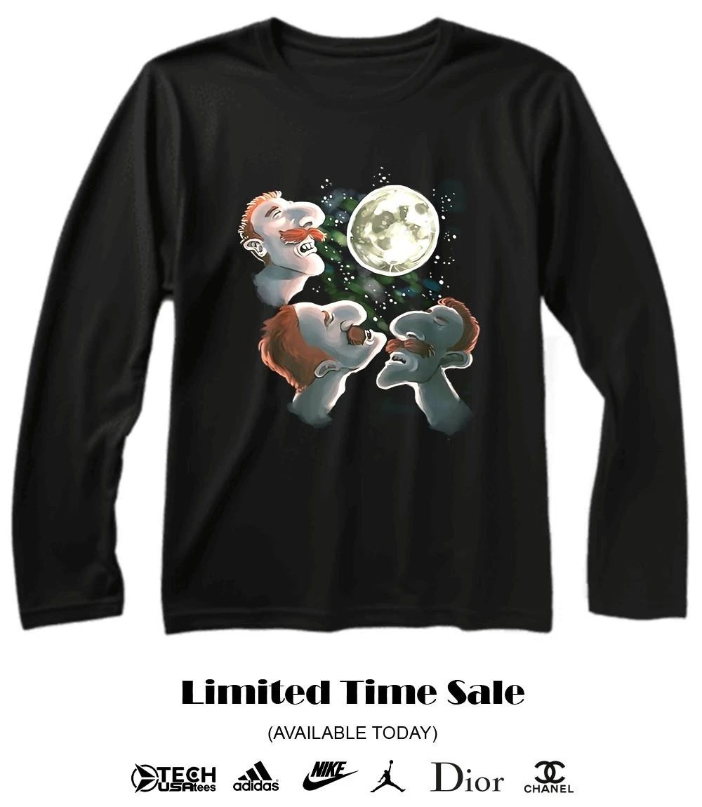 Three Nigel Thornberry Moon T-shirt