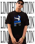 ITFDB Los Angeles Dodgers back to back World Champs LA Kick Celly retro video games shirt