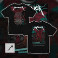 Metallica M72 World Tour Cardiff Wales June 28 2026 Dragon T-Shirt Tracklist Poster