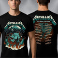 Metallica M72 World Tour 2026 Merch Kraken Skull Head With Dates Shirt
