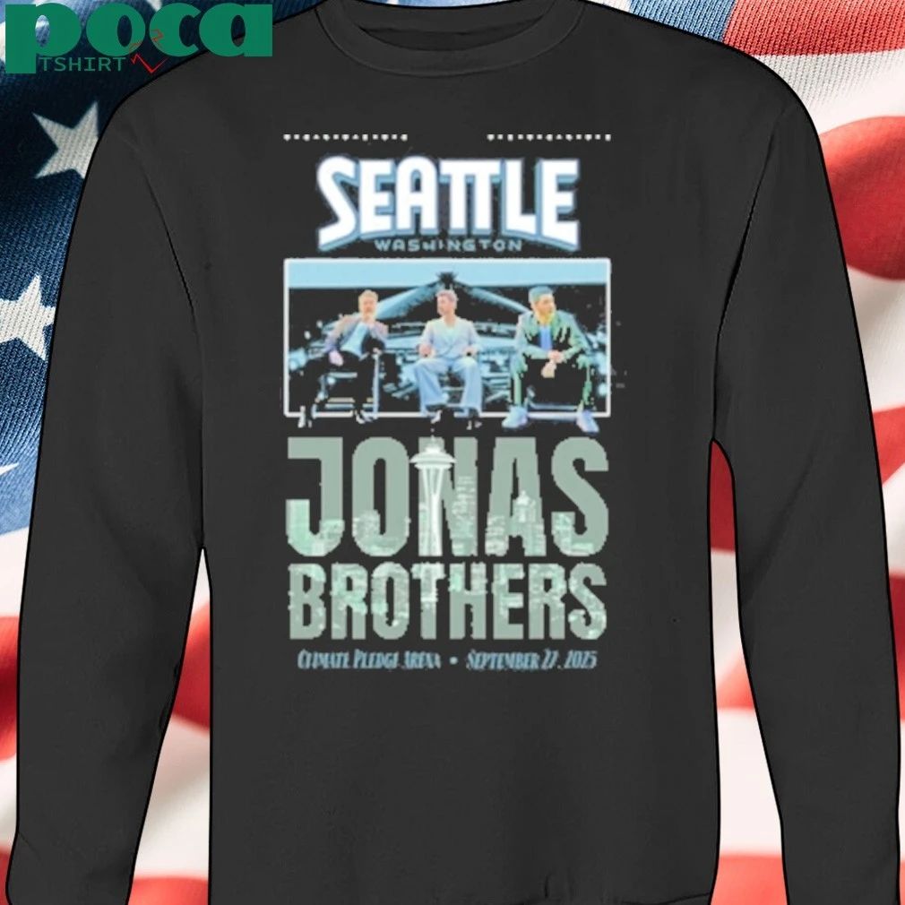 Jonas Brothers Seattle Washington Climate Pledge Arena Tour Shirt