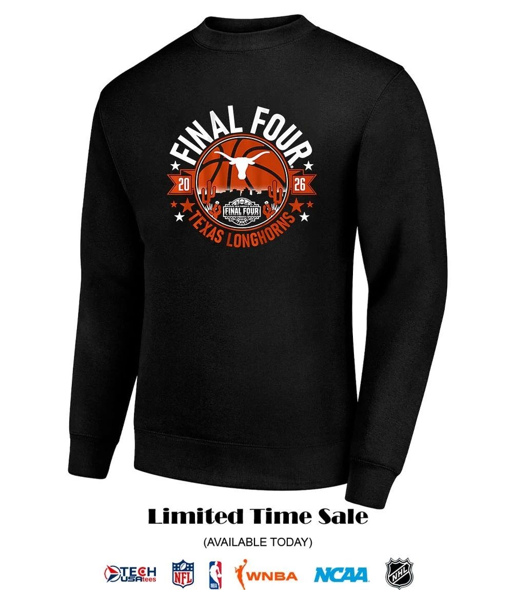 Texas Longhorns 2026 NCAA Women’s Basketball Final Four shirt