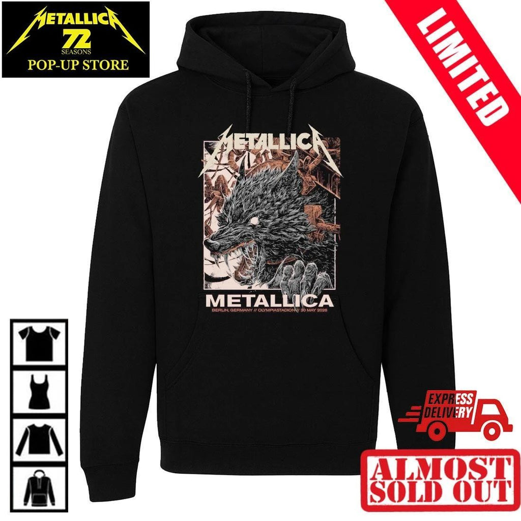 Collin Estrada Metallica Berlin 2026 Shirt – Official M72 Pop-Up Shop – Olympiastadion 30. Mai Limited