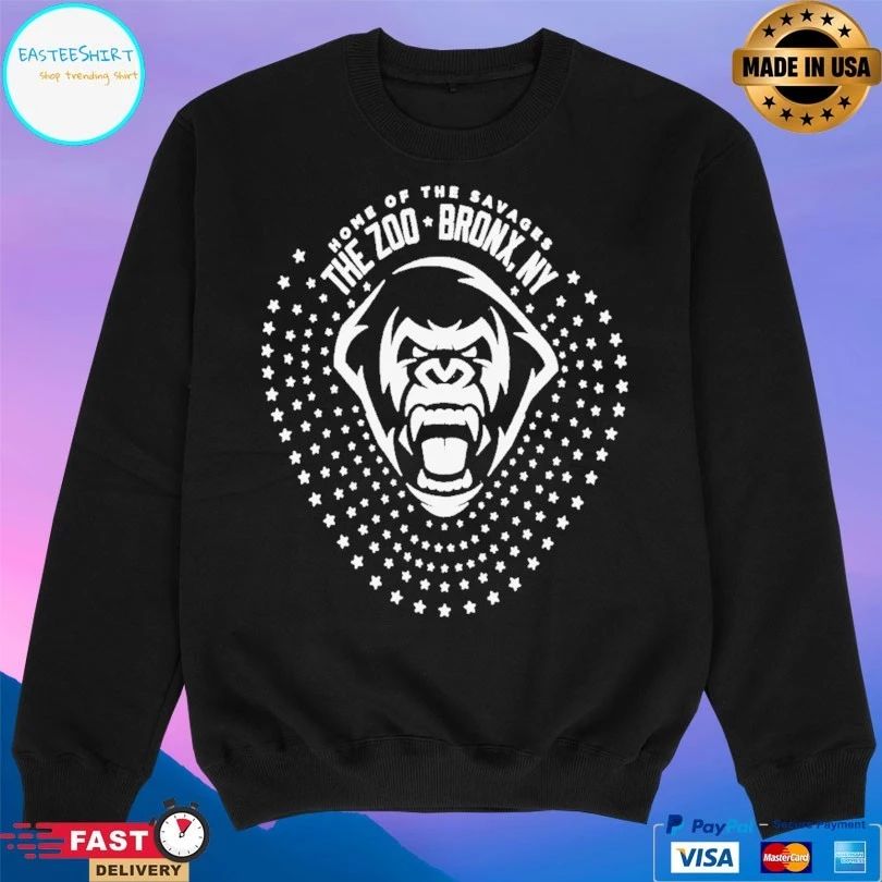 Home Of The Savages The Zoo Bronx New York Yankees T-shirt