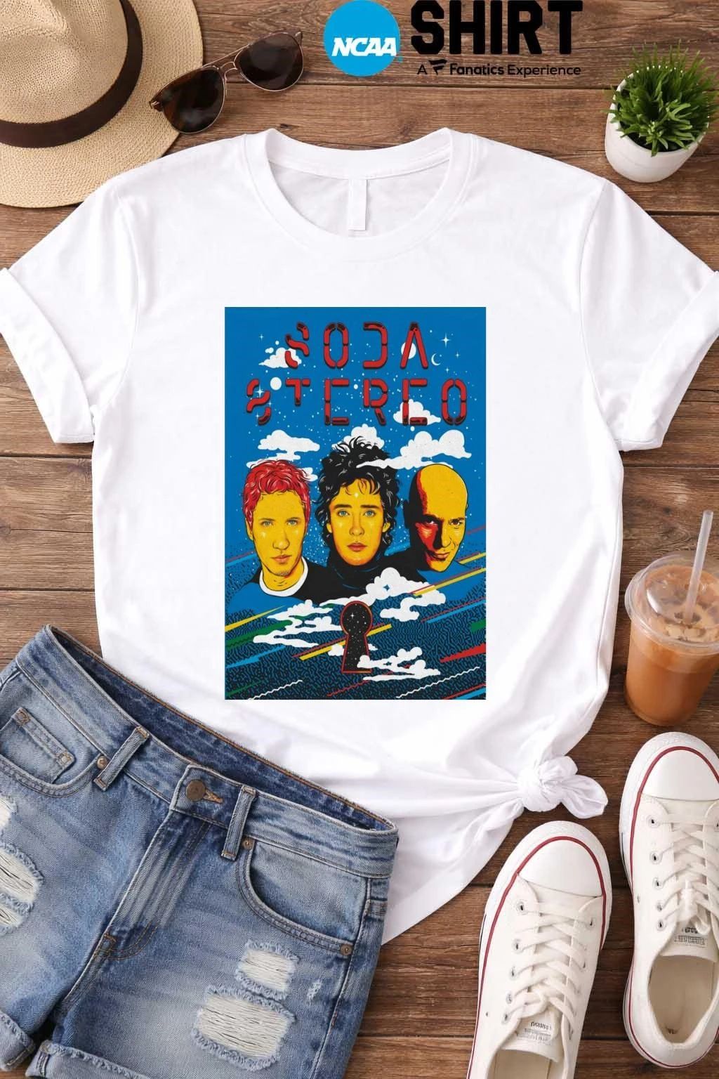 Soda Stereo Ecos 2026 Poster Shirt
