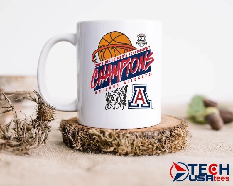 Arizona Wildcats 2026 Big 12 Men’s Basketball Tournament Champions shirt