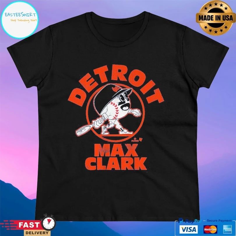 Detroit Tigers Max Clark Baseball Buddies T-shirts