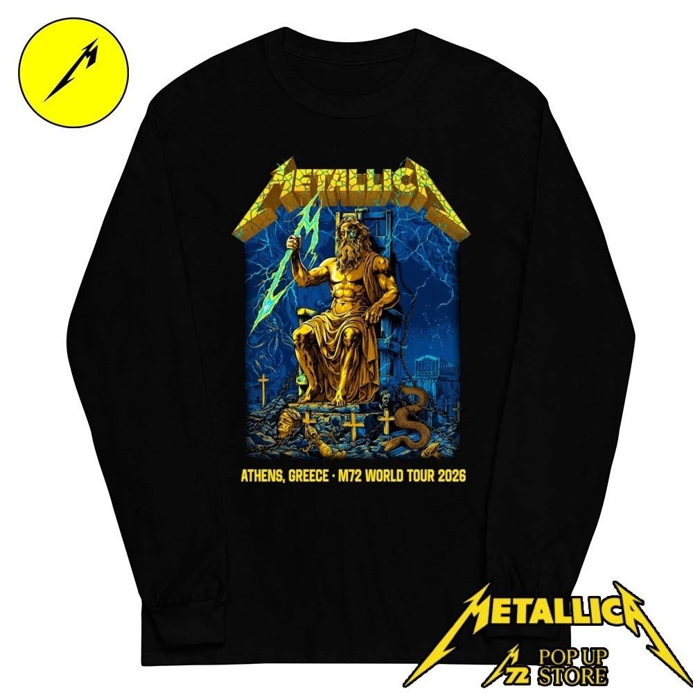 Metallica M72 Athens 2026 Olympic Stadium, 9 May 2026 by Revolverdart Shirt