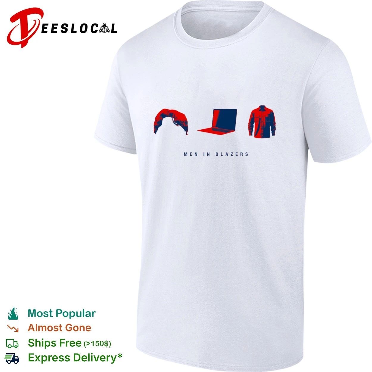 Men in Blazers soccer podcast football T-shirt