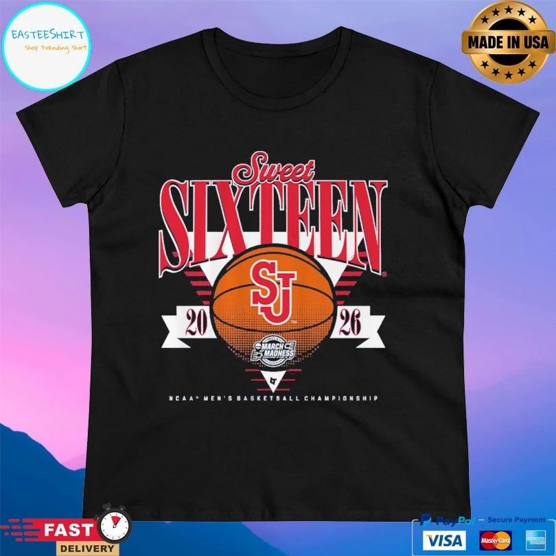 St John’s Red Storm Mbb 2026 Sweet Sixteen March Madness Ncaa Men’s Basketball Championship T-shirt