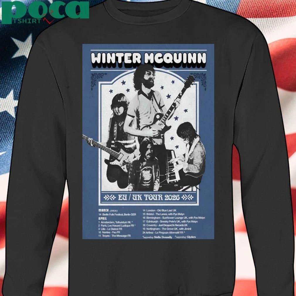 Winter McQuinn 2026 Tour EU-UK Poster T-shirt