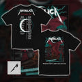 Metallica M72 World Tour 2025 2026 Cardiff Wales Principality Stadium Vintage Red Dragon Sabrina Edwards Double Sided T-Shirt