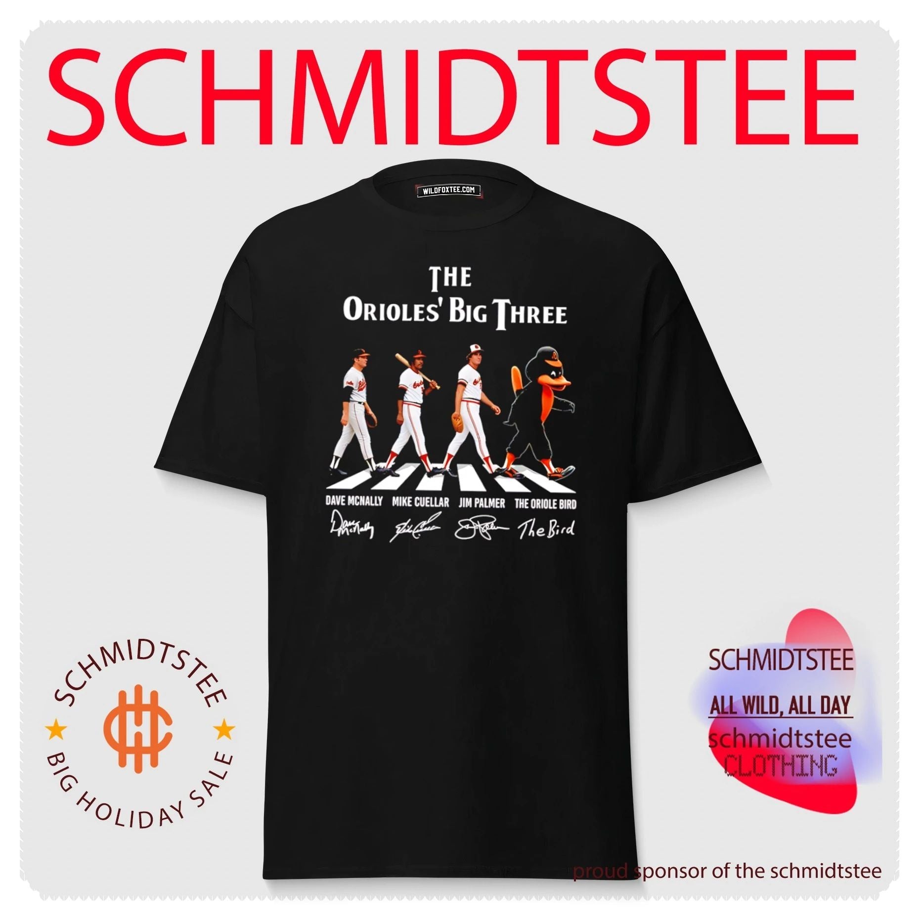 Baltimore Orioles The Orioles’ Big Three Abbey Road signature shirt