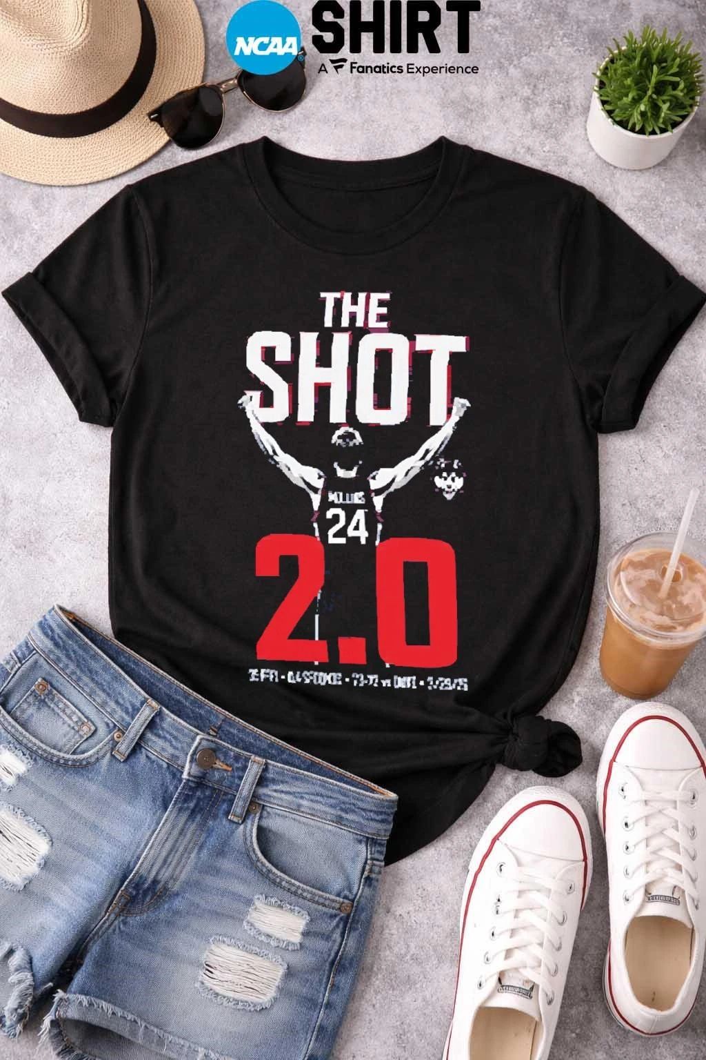 The shot 2 0 shirt braylon mullins uconn huskies 35 ft game winner tee Shirt