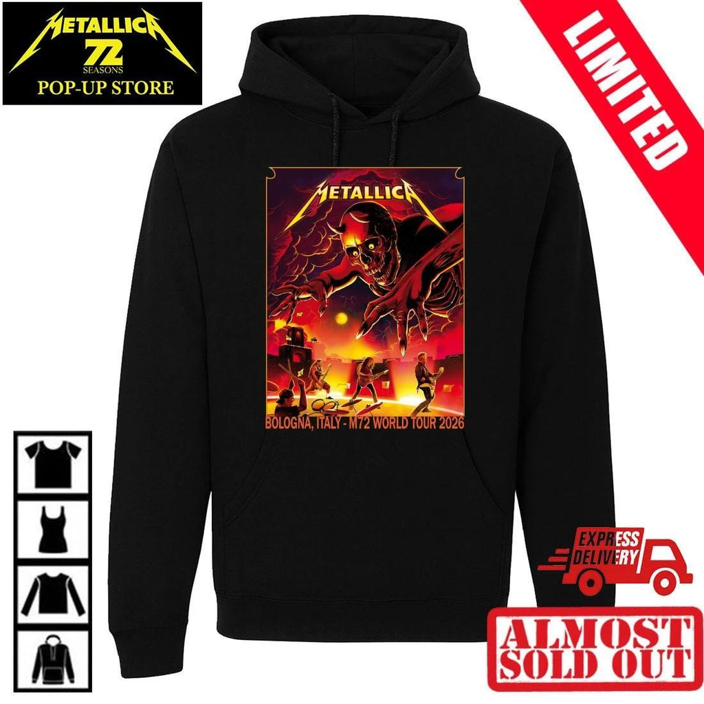 Metallica Bologna June 3 2026 Concert Merch Shirt