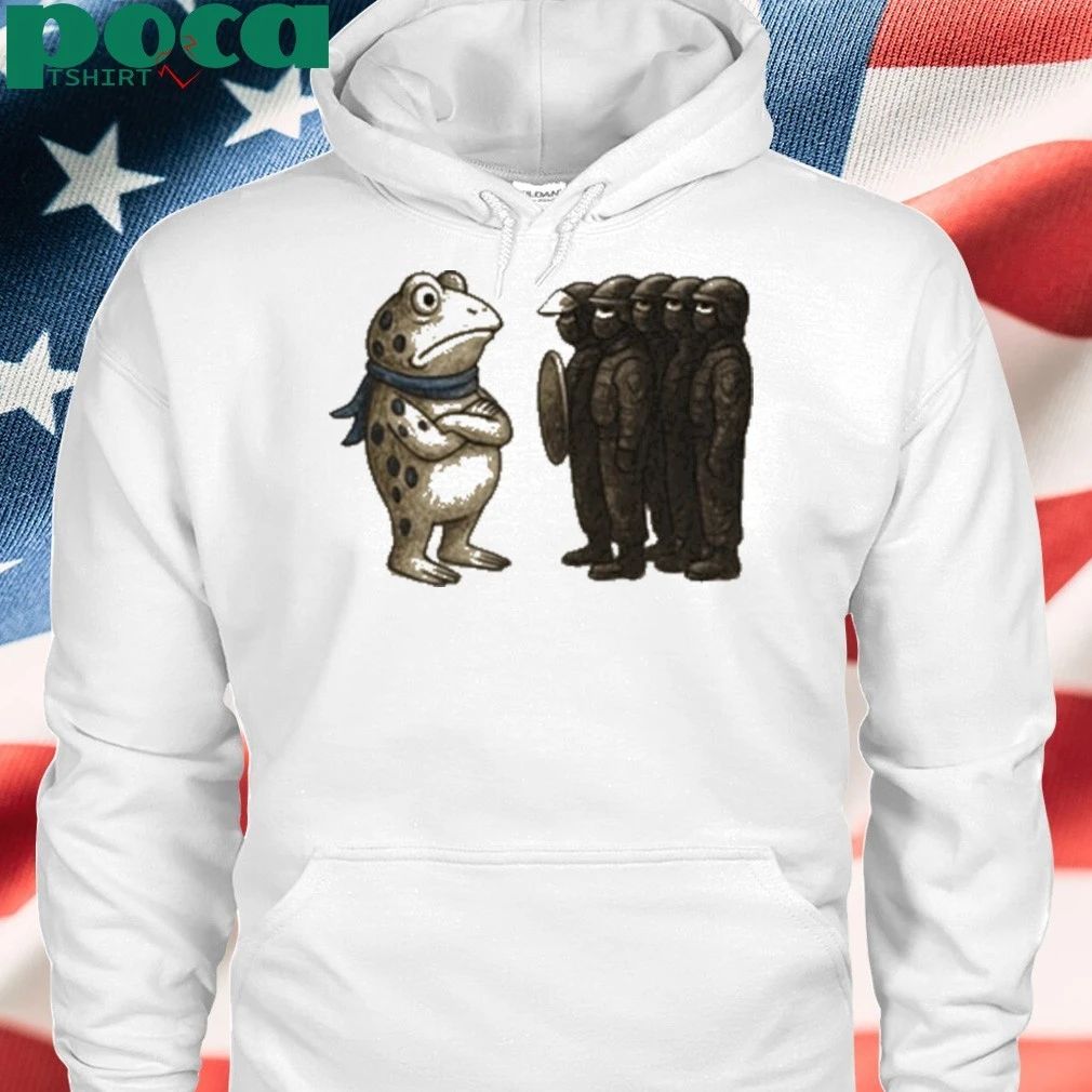 Frogs Against Fascism Portland Frog T-shirt